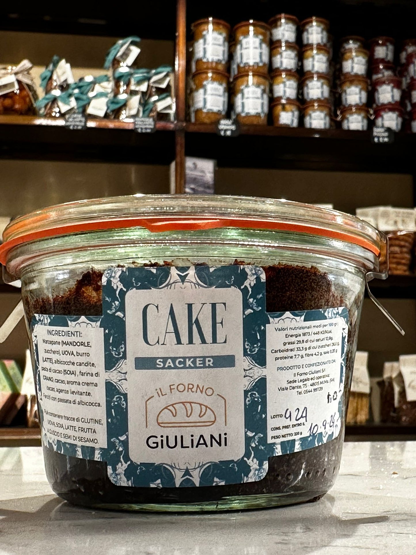 Torta Saker in Vasocottura gr. 200