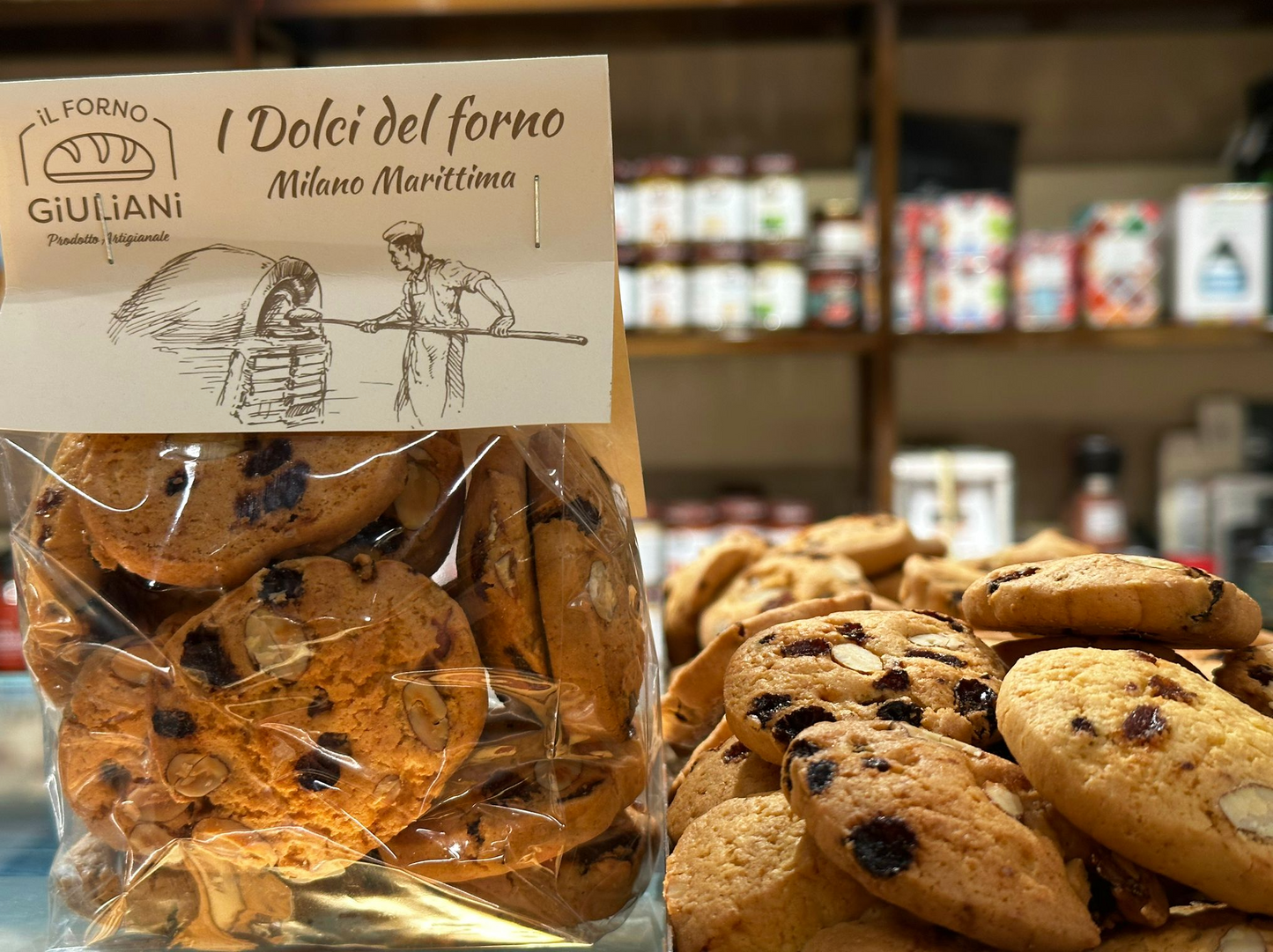 Biscotti con Mandorla e Uvetta