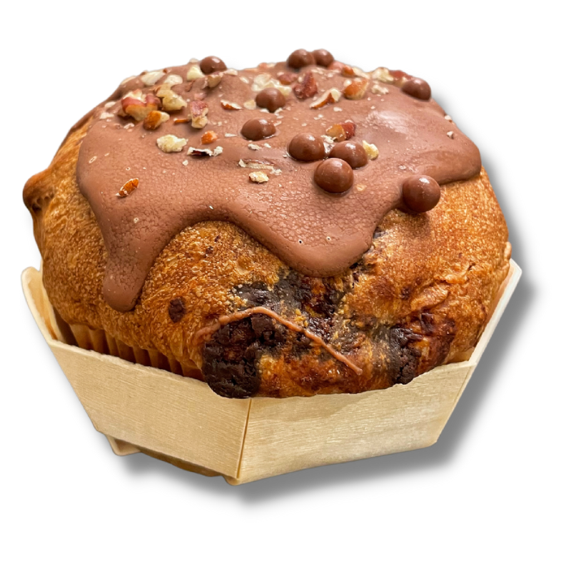 Panettone con Noci Pecan e Cioccolato piccolo