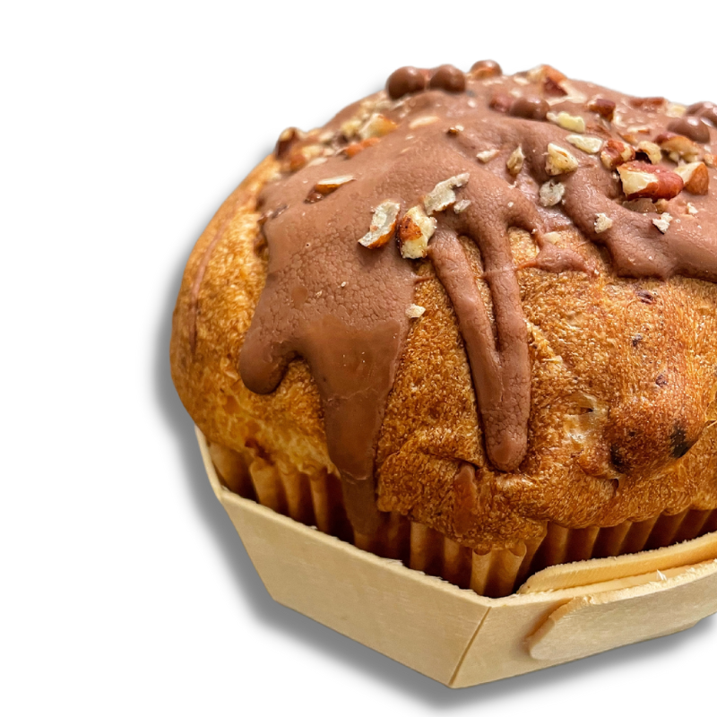 Panettone con Noci Pecan e Cioccolato piccolo