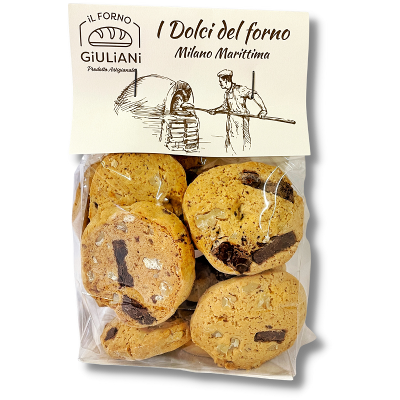 Biscotti con Noci e Cioccolato